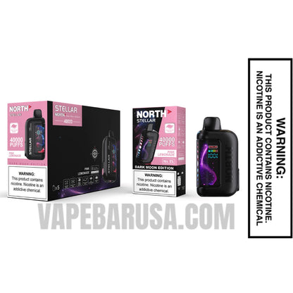 Pink Lemonade North Stellar Dark Moon 40K Disposable Vape with Bundle box