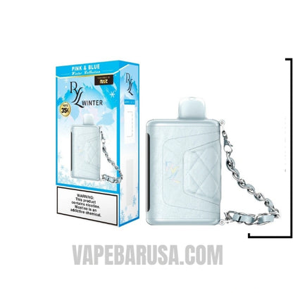 Pink & Blue RAZ RYL Classic 35K Disposable Vape With Package Box