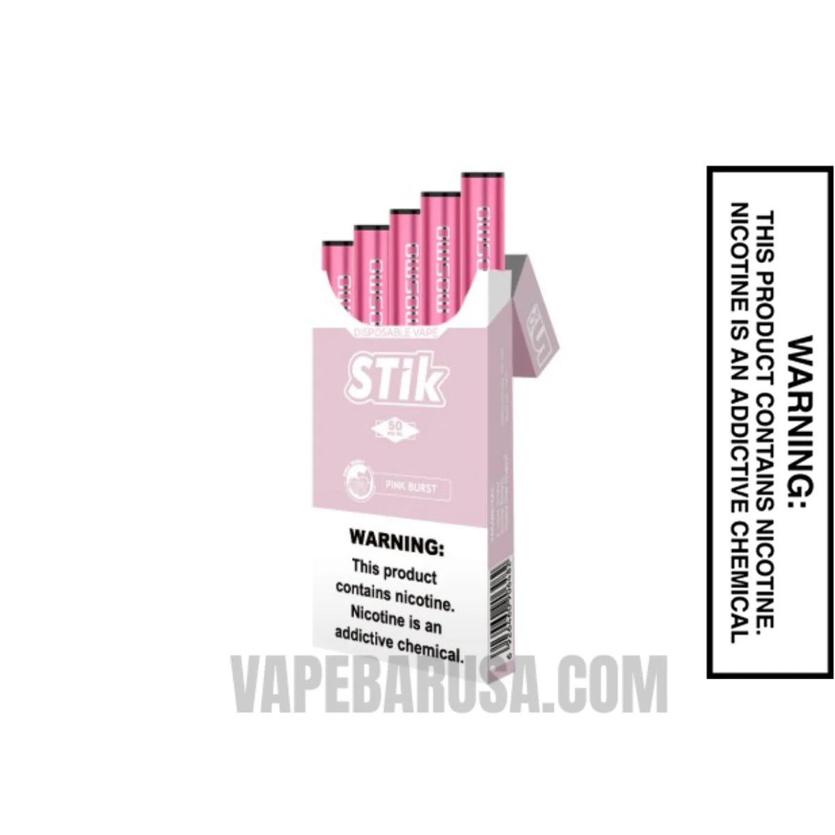 Pink Burst MOSMO Stik Disposable With  Package  Box