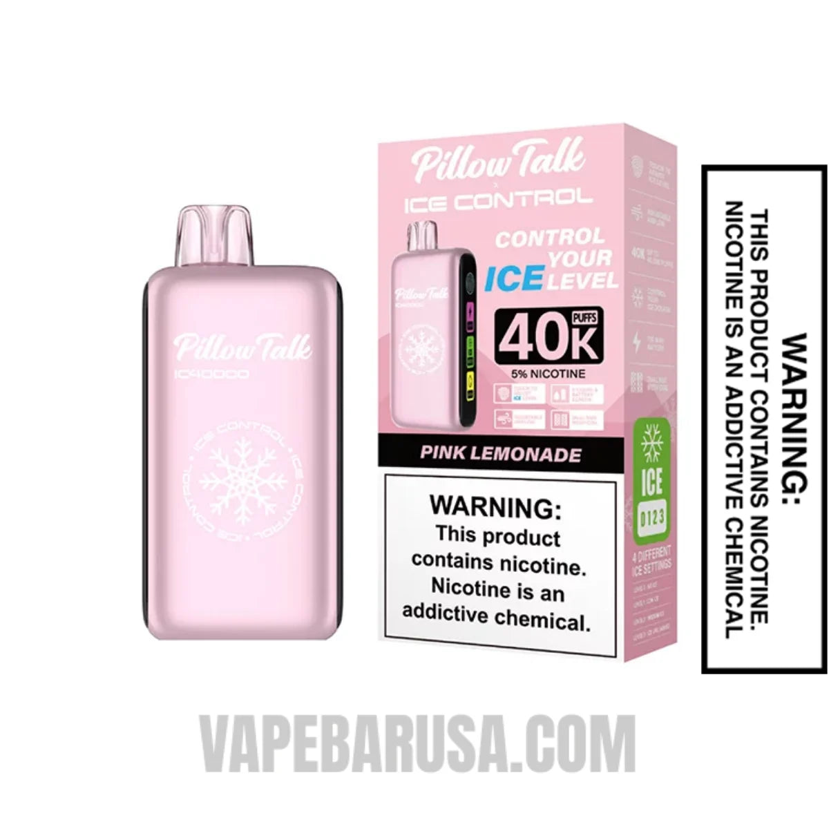 Pink Lemonade Pillow Talk IC40000 Disposable Vape With Package Box 