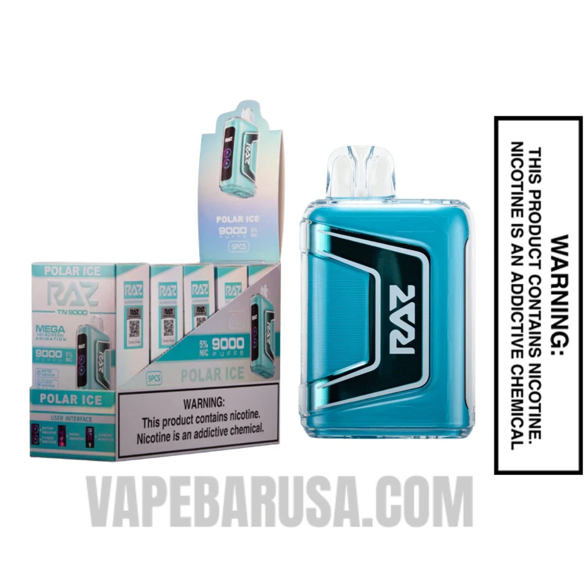 Polar Ice RAZ TN9000 Disposable Vape With Bundle Pack