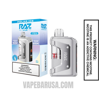 Polar Ice RAZ VUE 50K Disposable Kit With Package Box