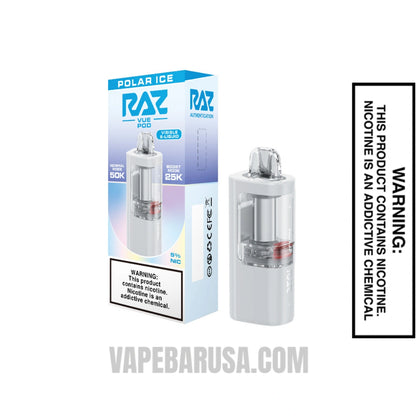 Polar Ice RAZ VUE 50K Disposable Pod With Package Box
