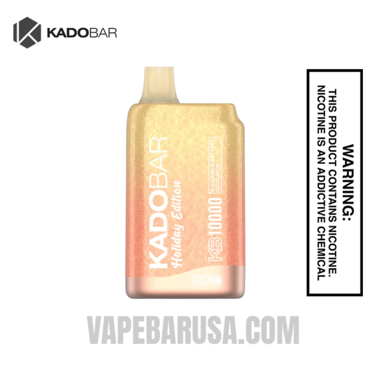 Pumpkin Vanilla Latte Kado Bar KB10000 Holiday Edition Vape 