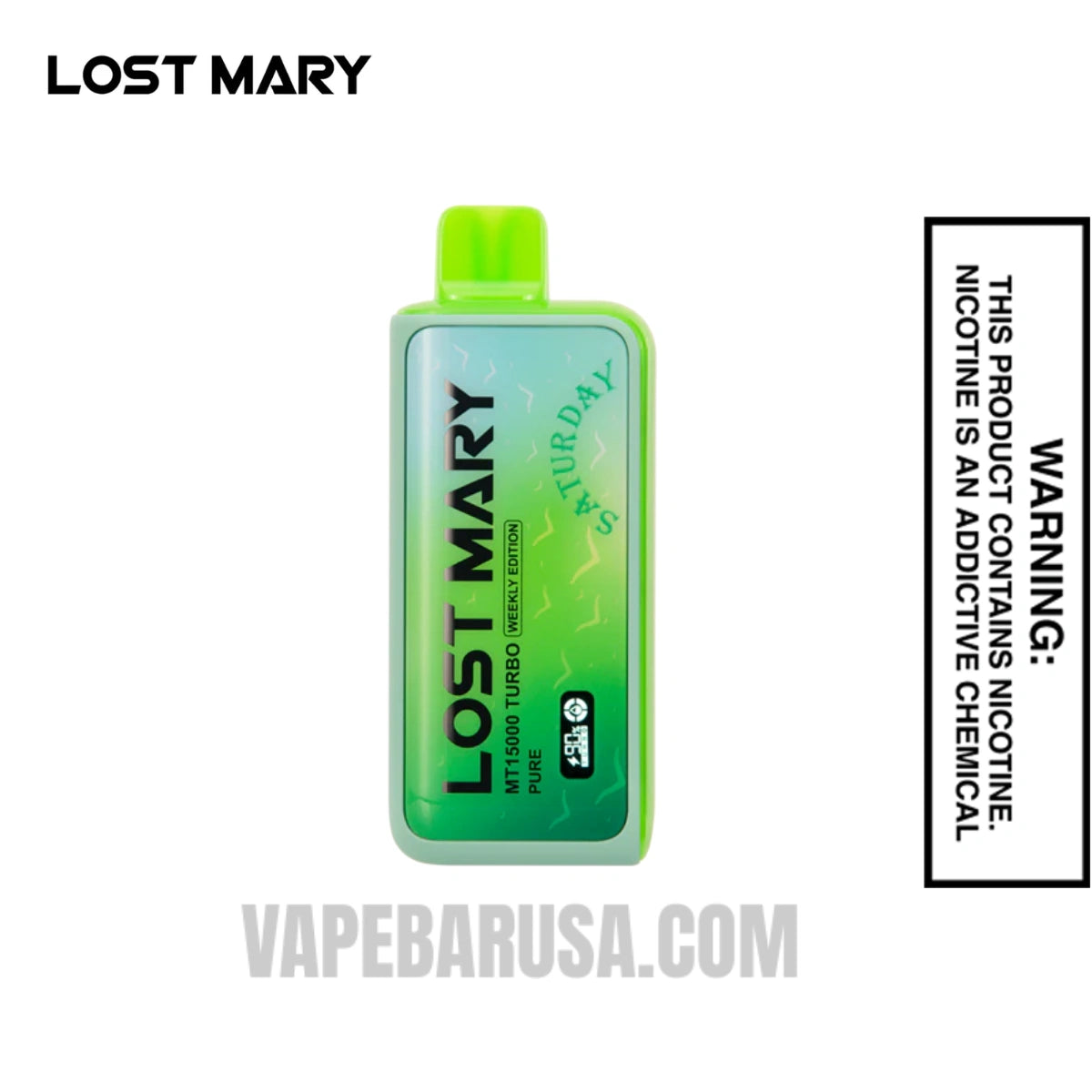 Pure Lost Mary MT15000 Turbo Vape (Saturday)