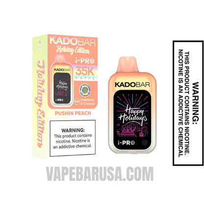 Pushin Peach Kado Bar i-Pro 35K Disposable Vape