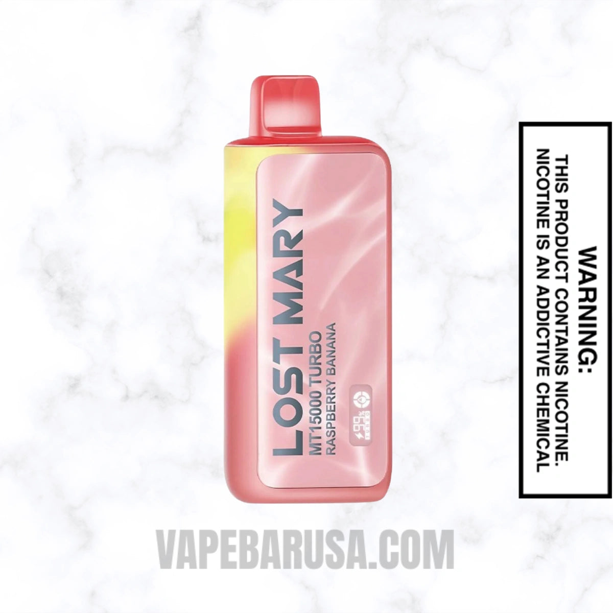 Raspberry Banana Lost Mary MT15000 Turbo Disposable Vape