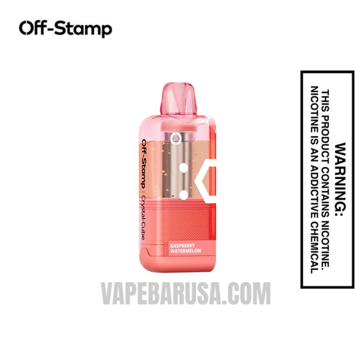 Raspberry Watermelon Off Stamp X Cube Crystal Cube 35K Vape Pod