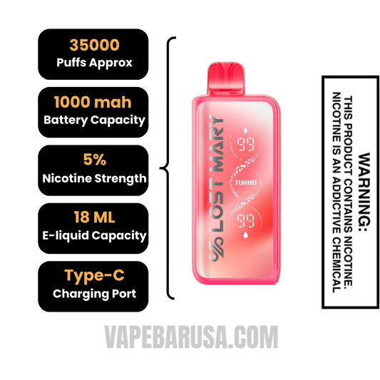 Red Pixy Lost Mary MT35000 Disposable Vape