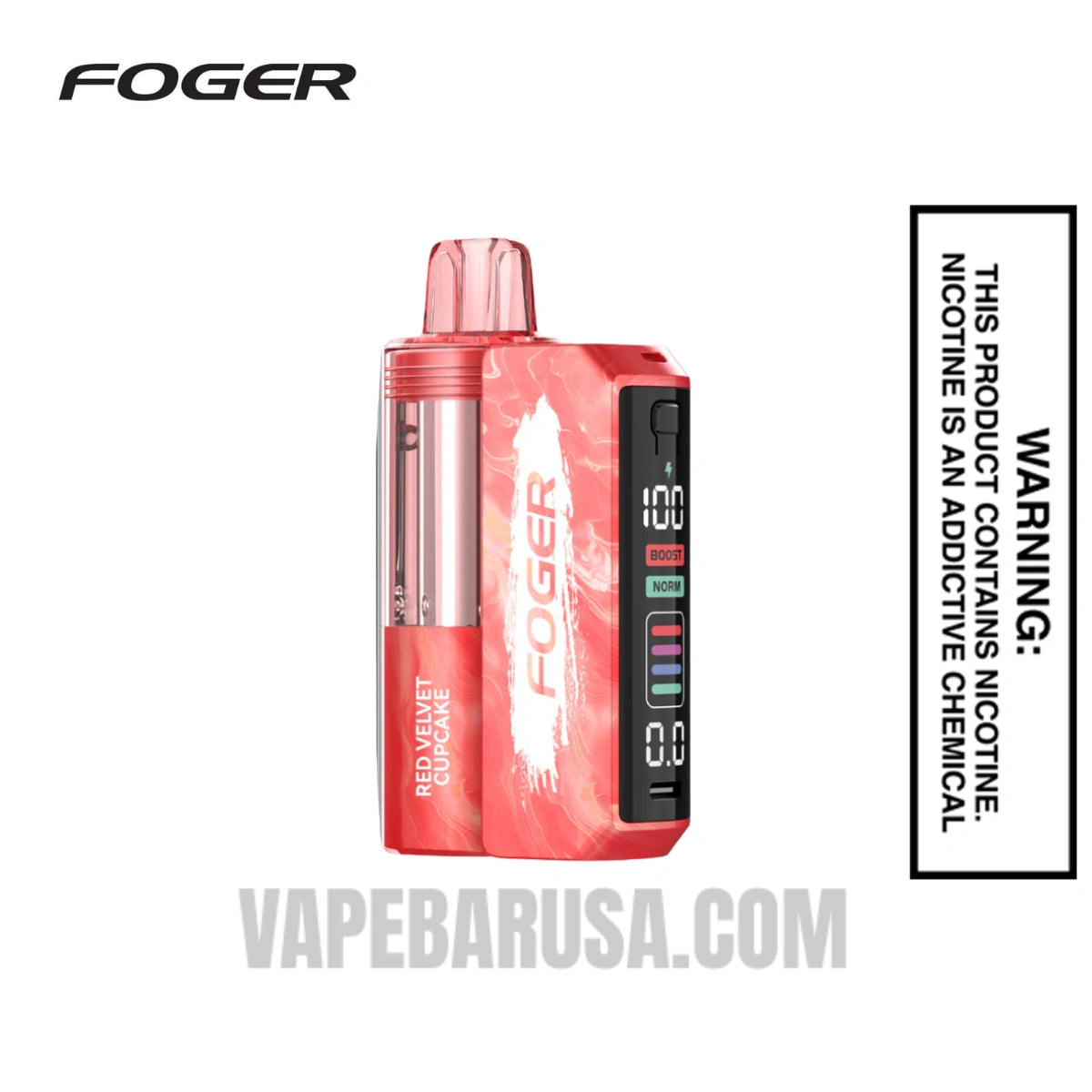 Red Velvet Cupcake Foger Switch Pro 30K Disposable Vape Kit