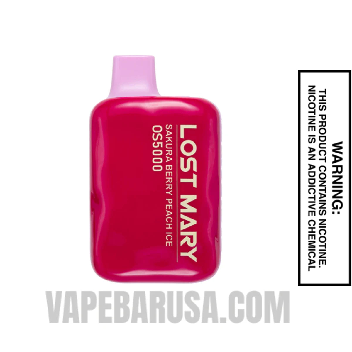 Sakura Berry Peach Ice Lost Mary OS5000 Disposable Vape