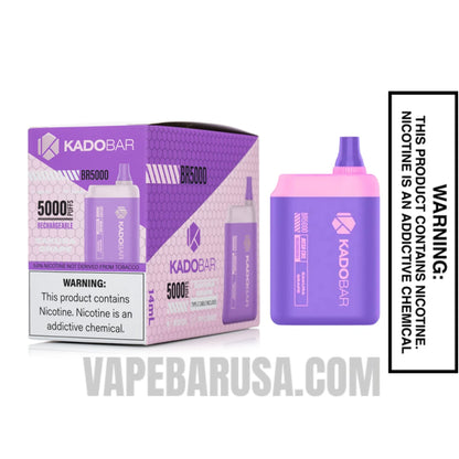 Sakura Grape Kadobar BR5000 Disposable Vape With Bundle Pack