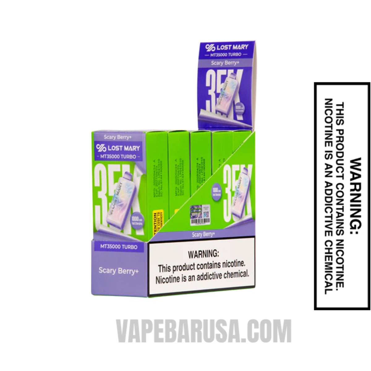 Scary Berry Lost Mary MT35000 Disposable Vape With Bundle Pack