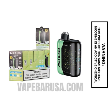 Sour Apple Ice Geek Bar Pulse X Disposable Vape with Bundle Pack