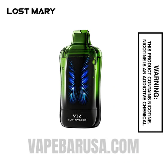 Sour Apple Ice Lost Mary VIZ 55K Disposable Vape