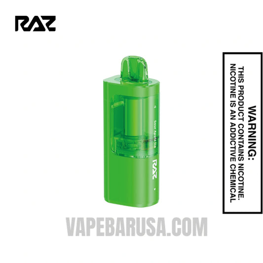 Sour Apple Ice RAZ VUE 50K Disposable Pod