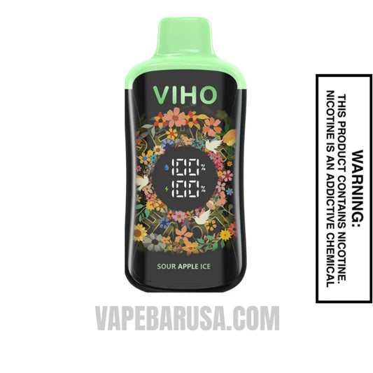 Sour Apple Ice VIHO Supercharge Pro 20K Disposable Vape