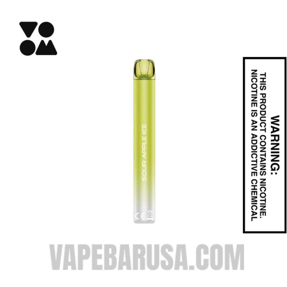 Sour Apple Ice Voom Mesh 3000 Puffs Disposable Vape