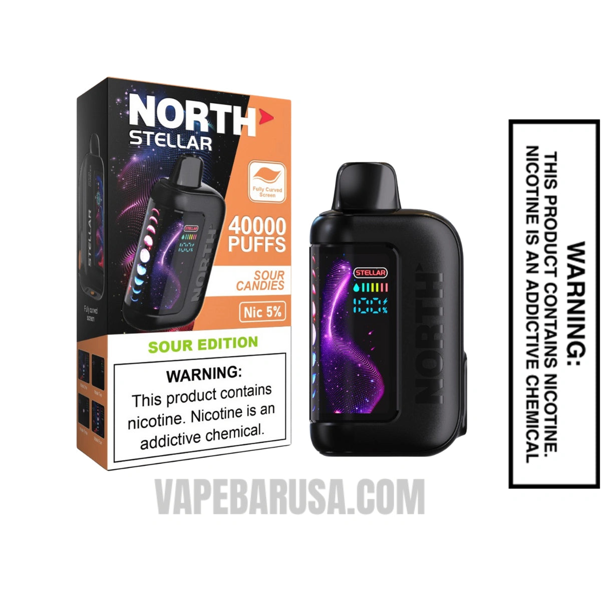 Sour Candies North Stellar Dark Moon Edition 40K Vape with Package Box