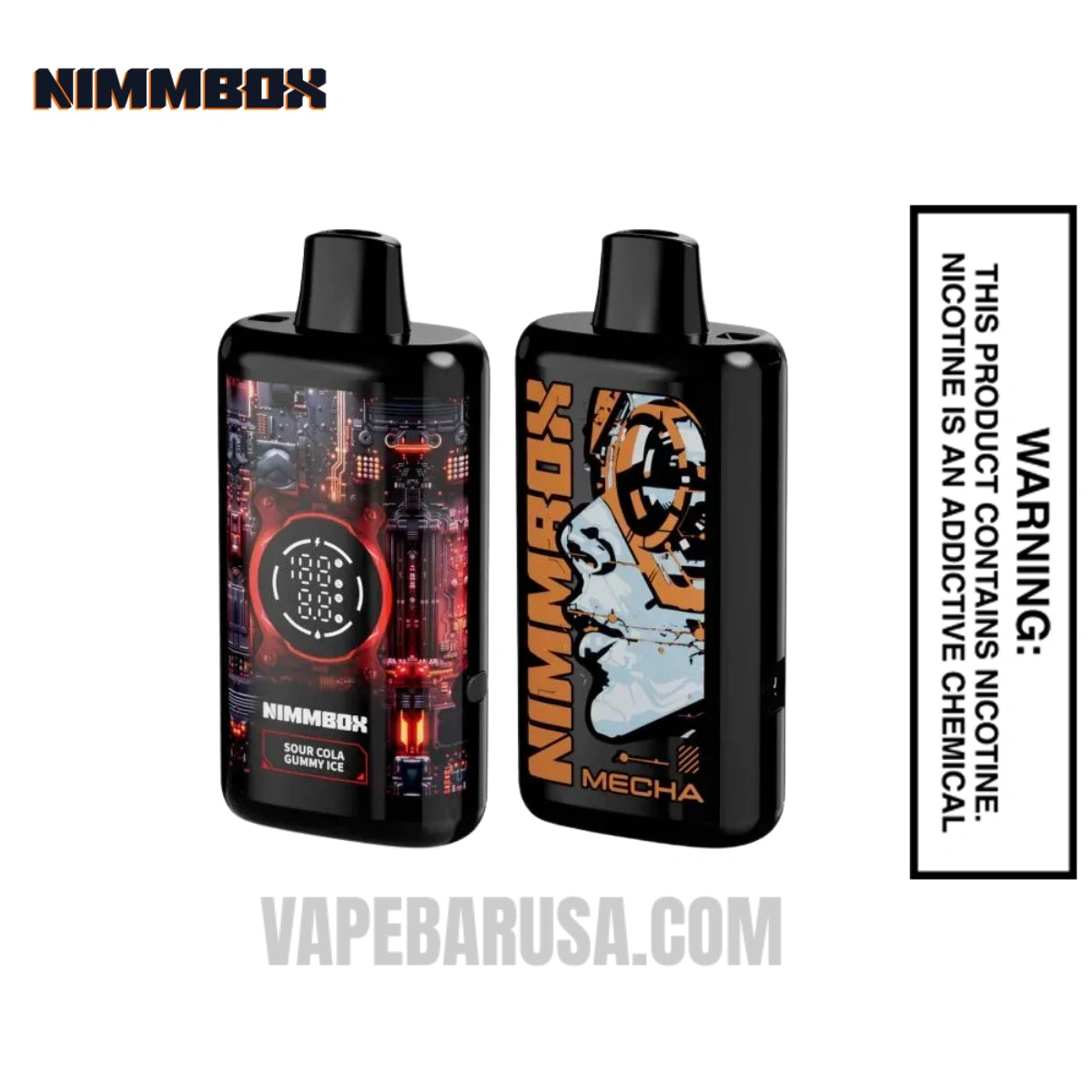 Sour Cola Gummy Ice Nimmbox MECHA 50K Disposable Vape