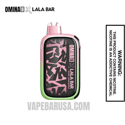 Sour Cranapple OMINA BAR X LALA BAR 40K Disposable Vape