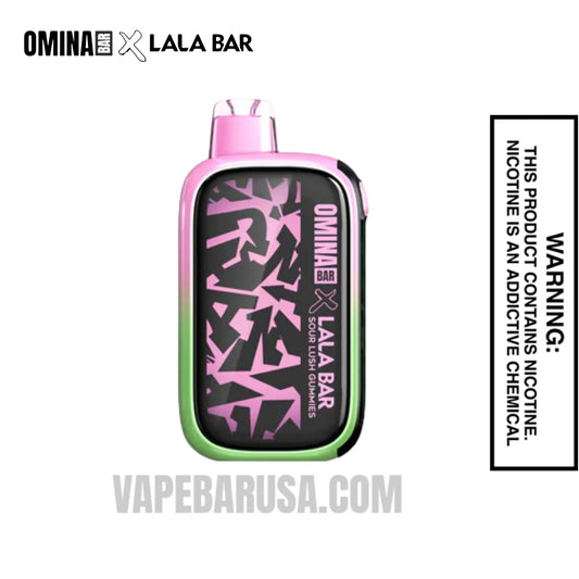 Sour Lush Gummies OMINA BAR X LALA BAR 40K Disposable Vape