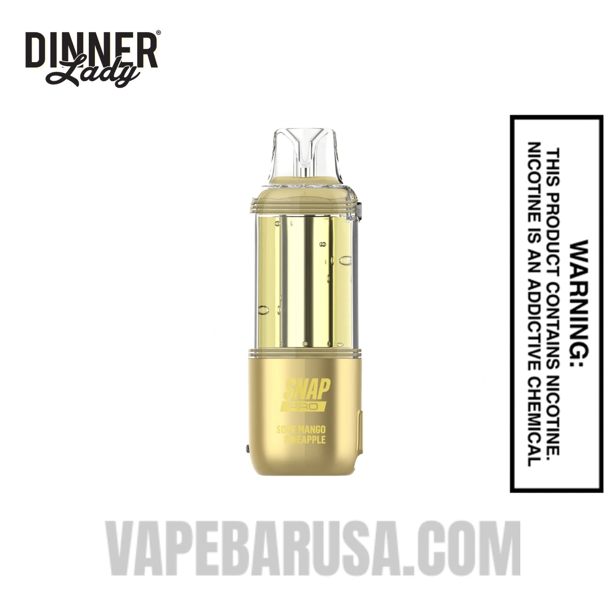 Sour Mango Pineapple Dinner Lady Snap Pro 35K Disposable Vape Pod