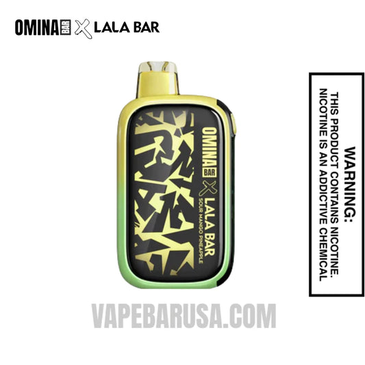 Sour Mango Pineapple OMINA BAR X LALA BAR 40K Disposable Vape