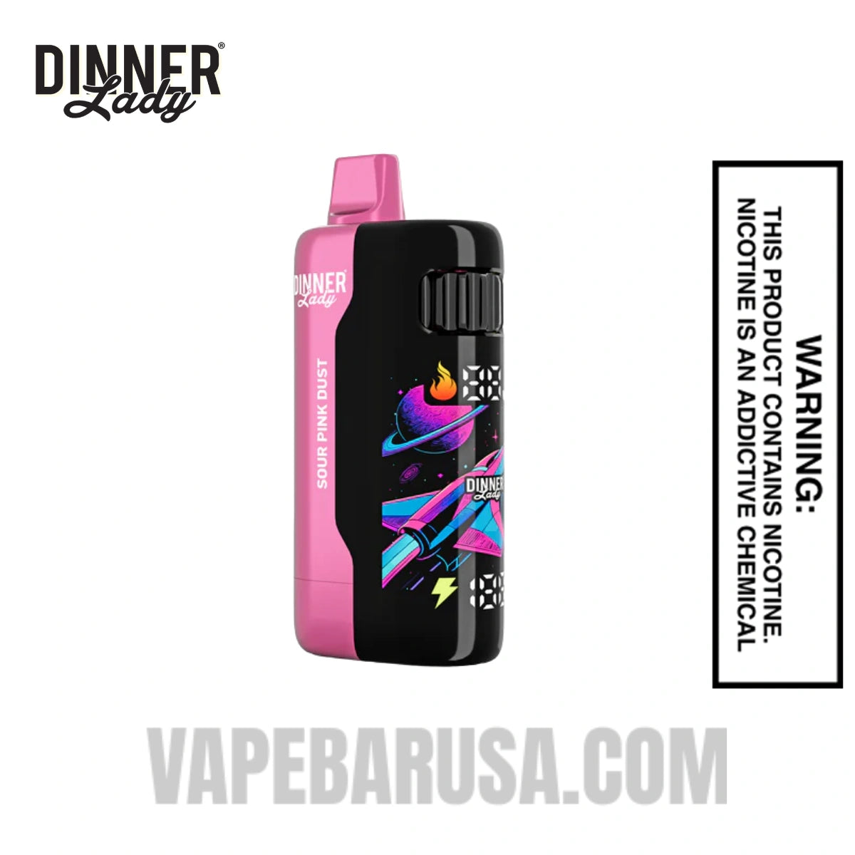 Sour Pink Dust Dinner Lady Galax 60K Disposable Vape
