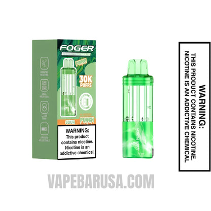 Sour Punch Foger Switch Pro 30K Disposable Vape Pod With Package Box