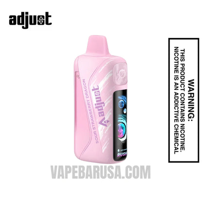 Sour Strawberry Dragon Adjust MyRusher 40K Disposable Vape
