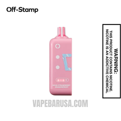 Sour Strawberry Dragonfruit Off Stamp Ice Cube 25K Disposable Pod