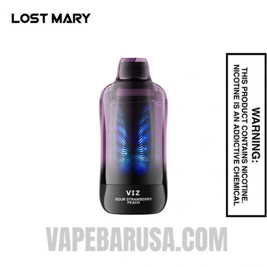 Sour Strawberry Peach Lost Mary VIZ 55K Disposable Vape