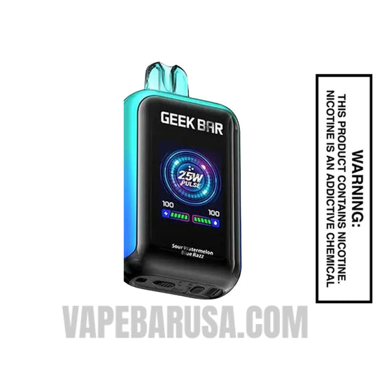Sour Watermelon Blue Razz Geek Bar Skyview Disposable Vape