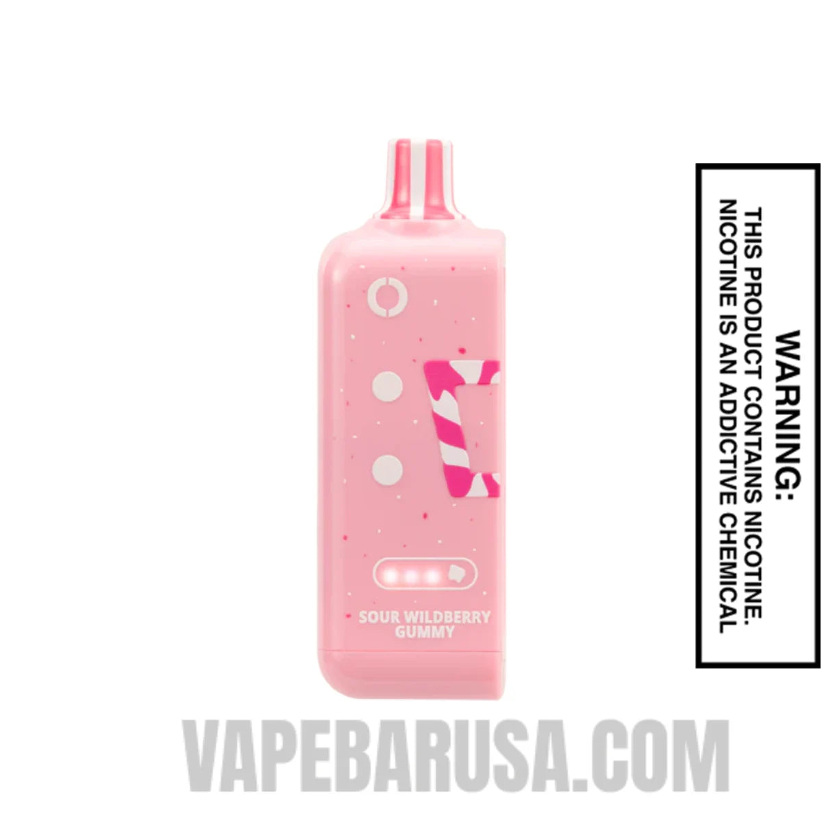 Sour Wildberry Gummy Off Stamp Sweet Cube 25K Disposable Pod