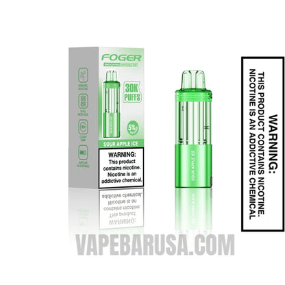 Sour Apple Ice Foger Switch Pro Disposable Vape with Package Box