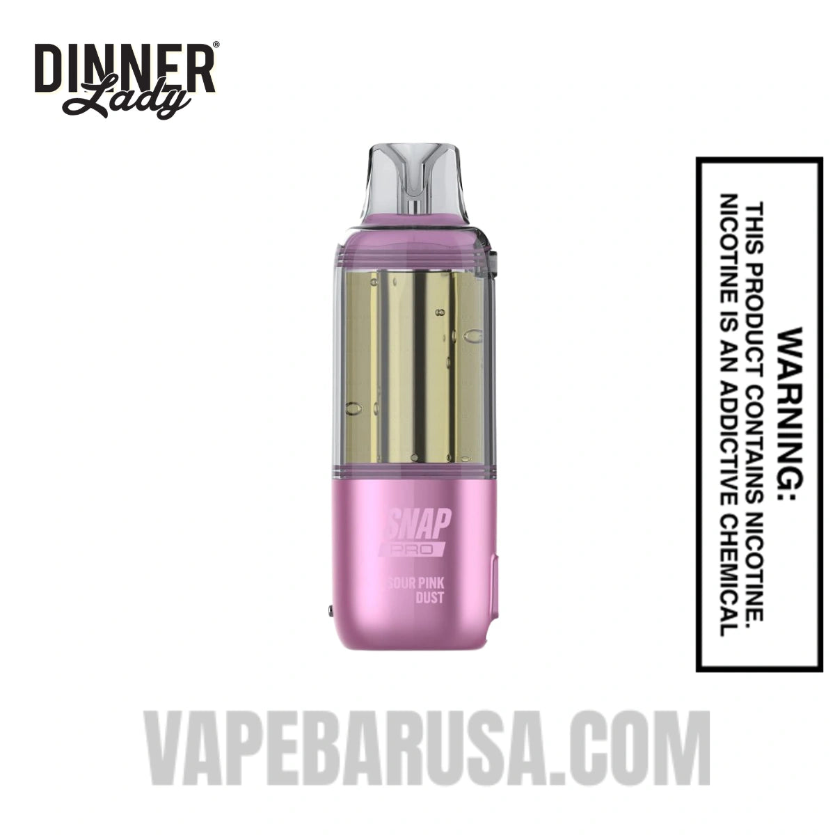 Sour Pink Dust Dinner Lady Snap Pro Intense 35K Pre-filled Replacement Pod