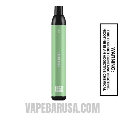 Spearmint Esco Bars 2500 Puffs Disposable Vape 