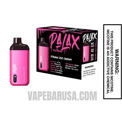 Straw Ice Cream Palax KC8000 Disposable Vape - Final Sale With Bundle Box