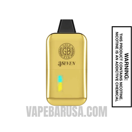 Strawberry Kiwi Watermelon Gold Bar 24Seven Disposable Vape