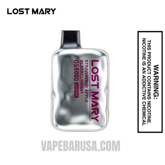 Strawberry Apple Blackcurrant Lost Mary OS5000 Luster Vape