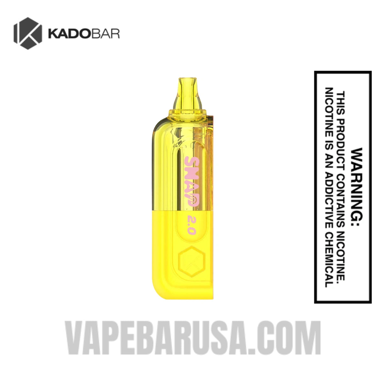 Strawberry Banana Kado Bar Snap 2.0 35K Disposable Vape Pod