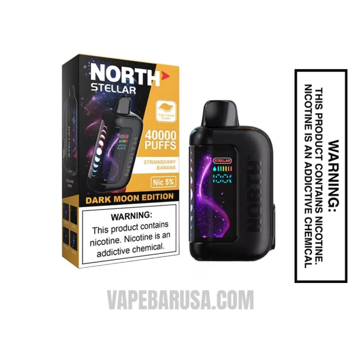 Strawberry Banana North Stellar Dark Moon Edition 40K Vape With Package Box 