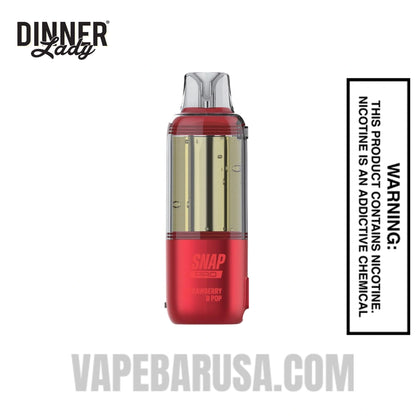 Strawberry B Pop Dinner Lady Snap Pro Intense 35K Pre-filled Replacement Pod