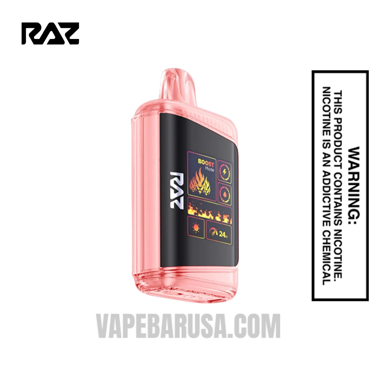 Strawberry Burst RAZ DC25000 Zero Nicotine Disposable Vape
