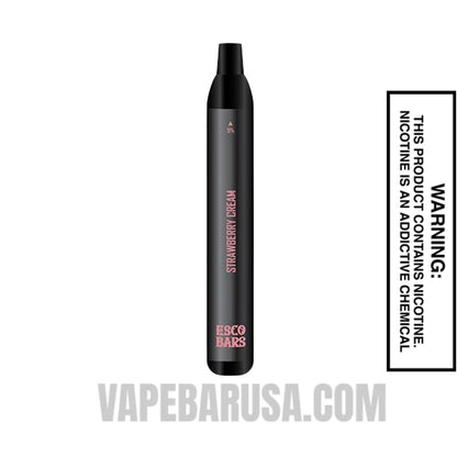 Strawberry Cream Esco Bars 2500 Puffs Disposable Vape
