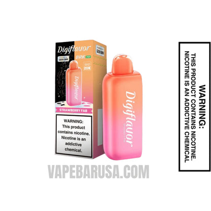 Strawberry Fab Digiflavor BRK 20K Disposable Pod With Package Box