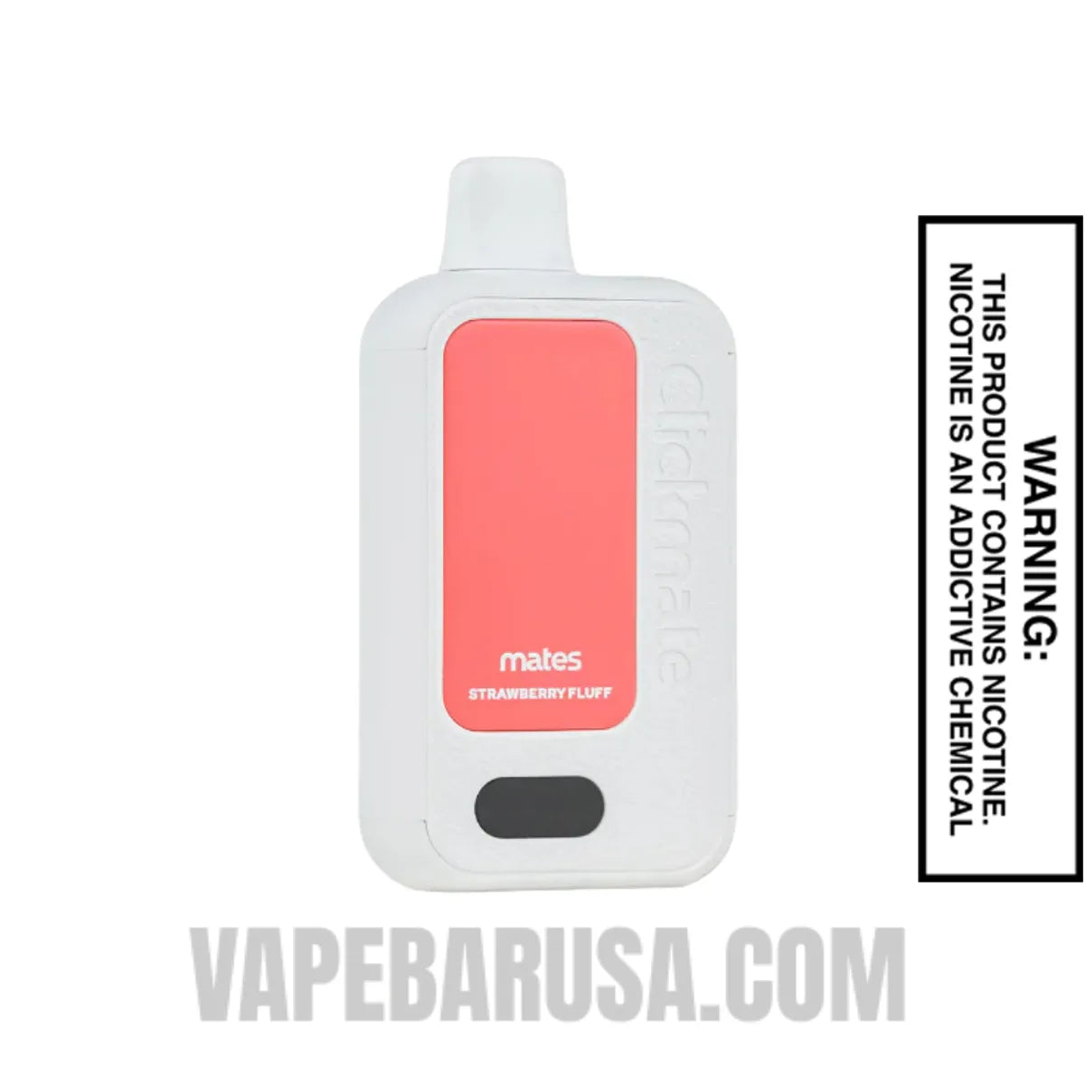 Strawberry Fluff 7 Daze Clickmate Vape 15000 Puffs
