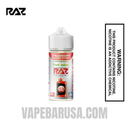 Strawberry Glazed Donut RAZ Vape Juice 100 ML