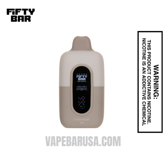 Strawberry Ice Fifty Bar 20K Texas Edition Disposable Vape